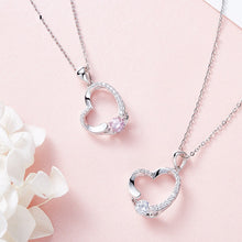 Load image into Gallery viewer, 925 Sterling Silver Heart Pendant Made with AAA-Zircon