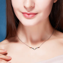 Load image into Gallery viewer, 925 Sterling Silver Multi colors Pendant Made with Crystal From Swarovski(R)