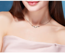 Load image into Gallery viewer, 925 Sterling Silver Multi colors Pendant Made with Crystal From Swarovski(R)