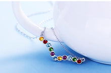 Load image into Gallery viewer, 925 Sterling Silver Multi colors Pendant Made with Crystal From Swarovski(R)