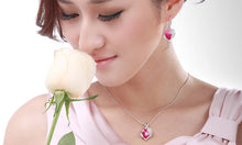 Load image into Gallery viewer, Stainless Steel Heart Pendant  Made with Crystal from SWAROVSKI®