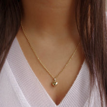 Charger l'image dans la galerie, 925 Sterling Silver Puffy Heart Necklace Rhodium