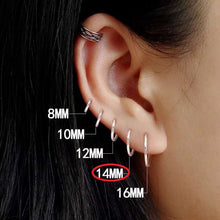 Load image into Gallery viewer, Fancy Stainless steel Hoops Gold color Earrings