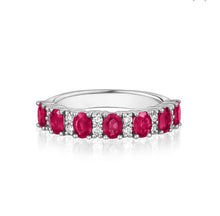 Load image into Gallery viewer, RUBY AND DIAMOND RING 14K Gold