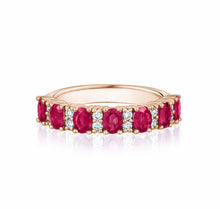 Load image into Gallery viewer, RUBY AND DIAMOND RING 14K Gold