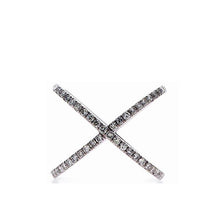 Load image into Gallery viewer, X DIAMOND RING (0.39CTW) 14K Gold