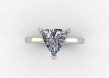 Load image into Gallery viewer, Solitaire Trillion Diamond Ring (0.90ctw.)