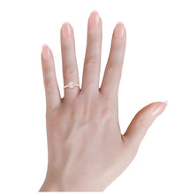 Load image into Gallery viewer, Solitaire Oval Morganite Ring with Diamonds (0.18ctw.)