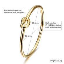 Load image into Gallery viewer, Fancy Stainless steel LOVE KNOT Bracelet