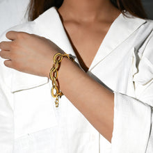 Load image into Gallery viewer, Fancy Stainless steel OVAL LINKS Bracelet