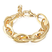 Load image into Gallery viewer, Fancy Stainless steel OVAL LINKS Bracelet