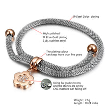 Load image into Gallery viewer, Fancy Stainless steel CLOVER LEAF Bracelet