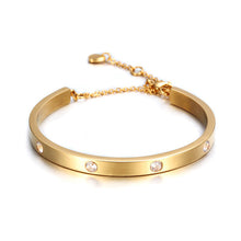 Load image into Gallery viewer, Fancy Stainless steel Bracelet Cubic Zirconium