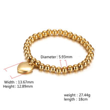 Load image into Gallery viewer, Fancy Stainless steel HEART Bracelet