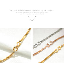 Load image into Gallery viewer, Fancy Stainless steel INFINITY Bracelet
