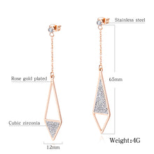 Load image into Gallery viewer, Fancy stainless steel jewelry Earrings