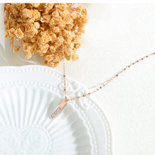 Load image into Gallery viewer, BAR CZ NECKLACE