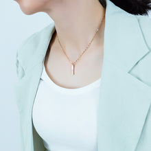 Load image into Gallery viewer, BAR CZ NECKLACE