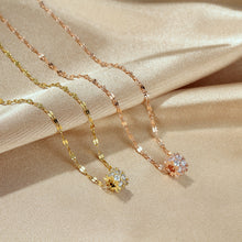 Load image into Gallery viewer, CYLINDER CZ NECKLACE