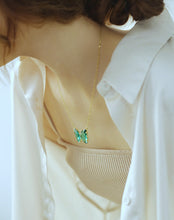 Load image into Gallery viewer, BUTTERFLY CZ NECKLACE