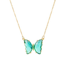 Load image into Gallery viewer, BUTTERFLY CZ NECKLACE