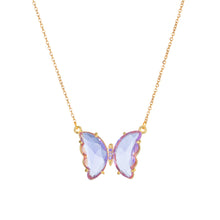 Load image into Gallery viewer, BUTTERFLY CZ NECKLACE