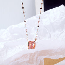 Load image into Gallery viewer, CYLINDER CZ NECKLACE