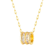 Load image into Gallery viewer, CYLINDER CZ NECKLACE
