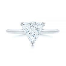 Load image into Gallery viewer, Solitaire Trillion Diamond Ring (0.90ctw.)