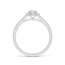 Load image into Gallery viewer, Round Diamond Halo Engagement Ring