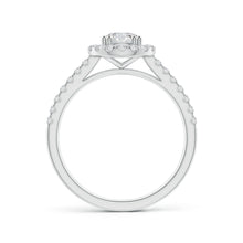 Load image into Gallery viewer, Round Diamond Halo Engagement Ring