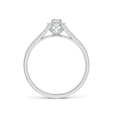 Load image into Gallery viewer, Round Diamond Halo Engagement Ring (Split)