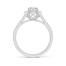 Load image into Gallery viewer, Round Diamond Halo Engagement Ring (Split)