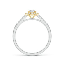 Load image into Gallery viewer, Round Diamond Halo Engagement Ring