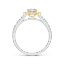 Load image into Gallery viewer, Round Diamond Halo Engagement Ring