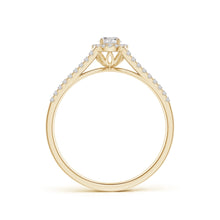 Load image into Gallery viewer, Round Diamond Halo Engagement Ring (Splite)