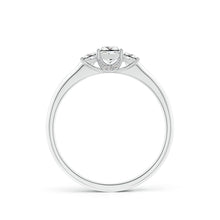 Load image into Gallery viewer, 3-Stone Princess Cut Diamond Engagement Ring