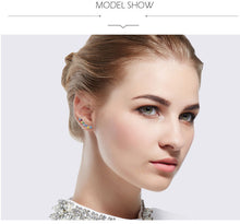 Load image into Gallery viewer, 925 Sterling Silver Multi colors Earrings Made with Crystal From Swarovski(R)
