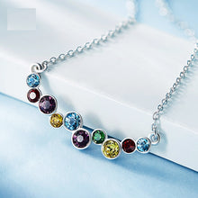 Load image into Gallery viewer, 925 Sterling Silver Multi colors Pendant Made with Crystal From Swarovski(R)