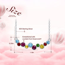 Load image into Gallery viewer, 925 Sterling Silver Multi colors Pendant Made with Crystal From Swarovski(R)