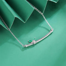 Load image into Gallery viewer, 925 Sterling Silver TREE Trunk Pendant Made with Crystal From Swarovski(R)