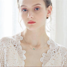 Load image into Gallery viewer, 925 Sterling Silver TREE Trunk Pendant Made with Crystal From Swarovski(R)