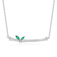 Load image into Gallery viewer, 925 Sterling Silver TREE Trunk Pendant Made with Crystal From Swarovski(R)