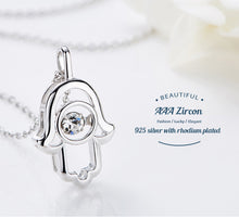 Load image into Gallery viewer, 925 Sterling Silver Hand Pendant Made with Crystal From Swarovski(R)-AAA-Zircon