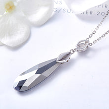Load image into Gallery viewer, 925 Sterling Silver Drop Pendant Made with Crystal From Swarovski(R)