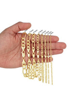 Load image into Gallery viewer, 10K Yellow Gold Figaro Bracelet 4.6 mm
