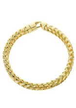 Load image into Gallery viewer, 10K Yellow Gold Solid Franco Bracelet 2.2 mm
