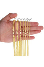 Load image into Gallery viewer, 10K Yellow Gold Solid Franco Bracelet 2.2 mm
