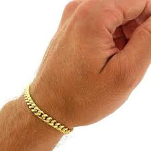 Load image into Gallery viewer, 10K Yellow Gold Hollow Miami Cuban Bracelet 11.0mm
