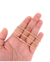 Load image into Gallery viewer, 10K Gold 2.5mm Diamond Cut Rope Bracelet
